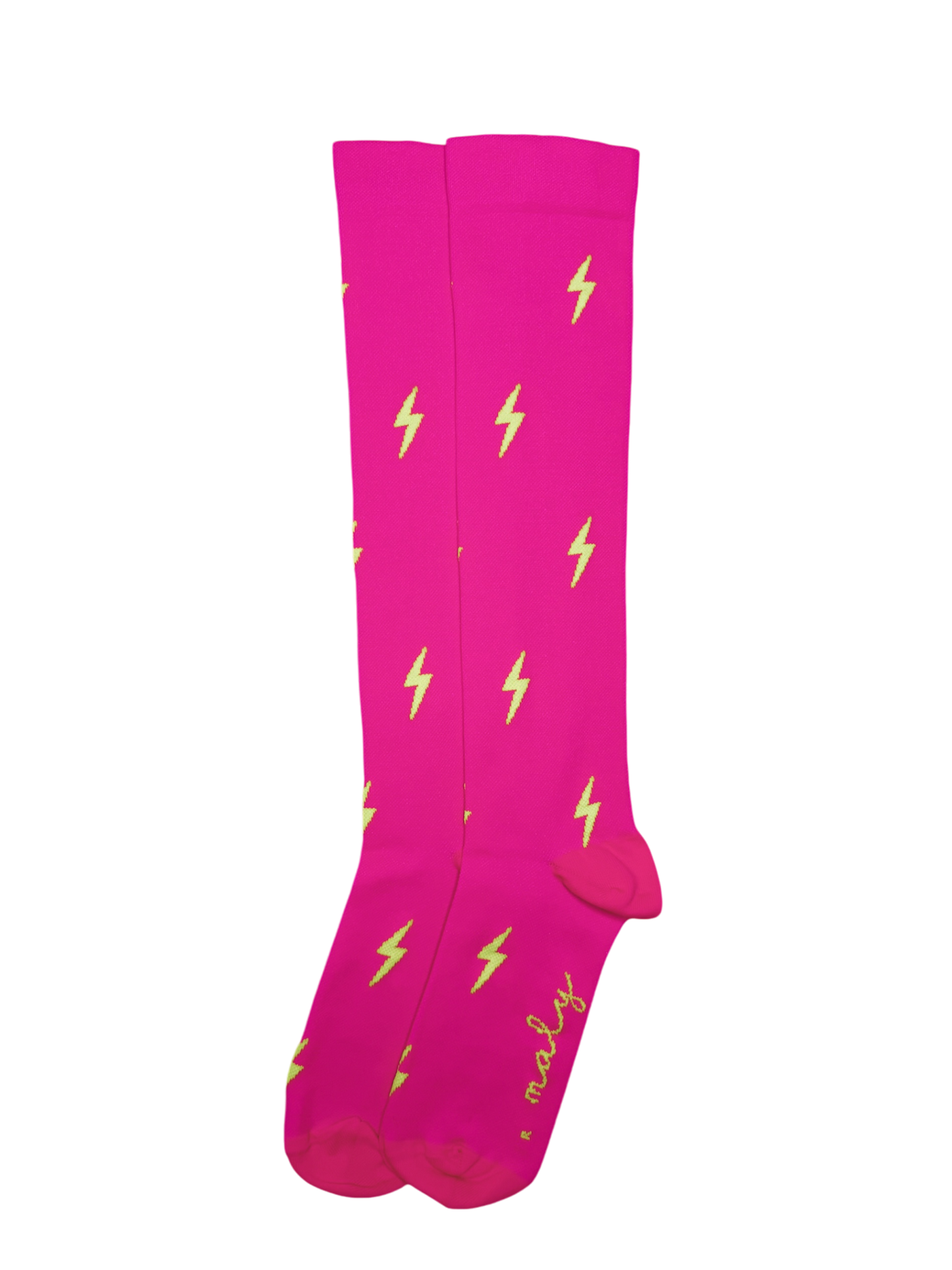 Meias de Compressão Trovões Rosa