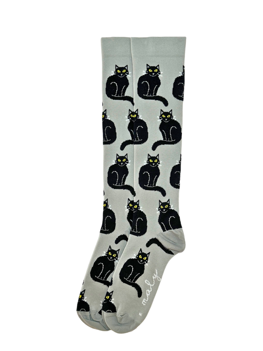 Meias de Compressão Gatos Pretos