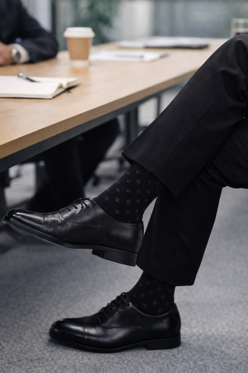 Meias de Compressão Piquet Preto