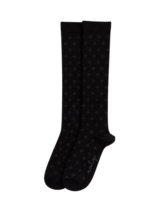 Meias de Compressão Piquet Preto